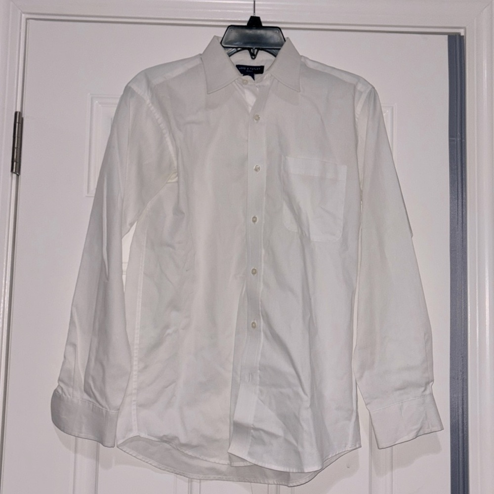 Lord & Taylor boys size 16  button up shirt